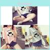 Trendy Summer Korean Style Women Short Sleeve T-shirt In Fashionable Loose Fit With Beautiful Print Designs Available In Multiple Sizes