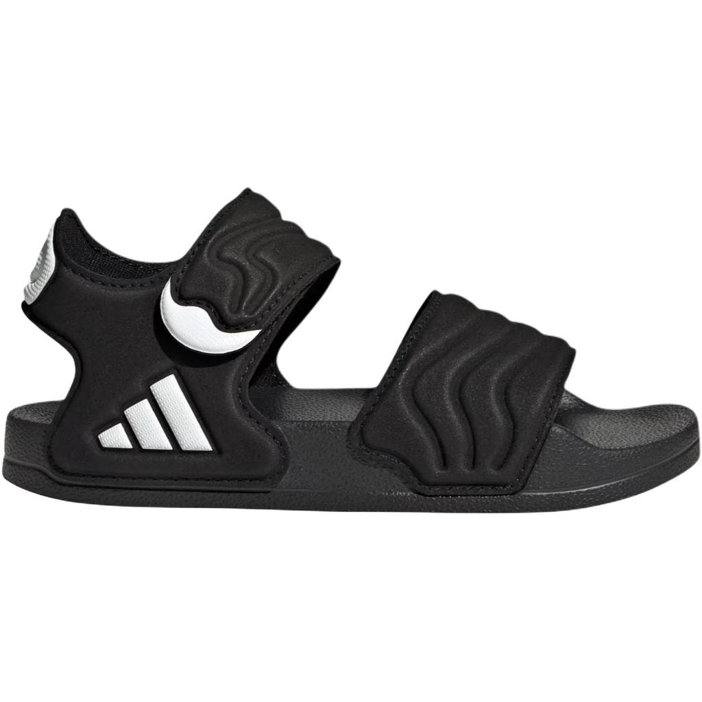 Adidas ADILETTE SANDAL 3.0 Support Low top Sandal Black White Kids' HQ0114