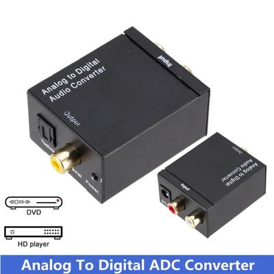 Convertidor de audio digital analógico a digital para reproductor de DVD, HDTV, amplificador y reproductor multimedia de TV