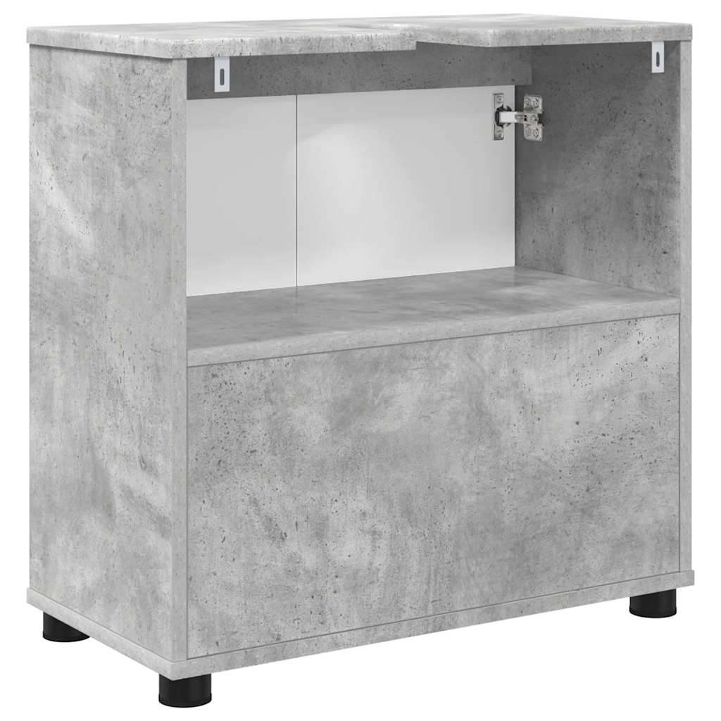 Bathroom Washbasin Cabinet Concrete Grey 60 x 30 x 60 cm