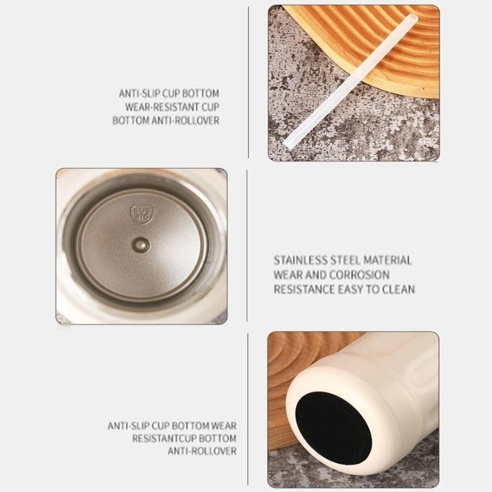 800ml Sports Fitness Kettle Large Capacity Sports Drinking Cup Vacuum Flask Thermos Cup  Travel