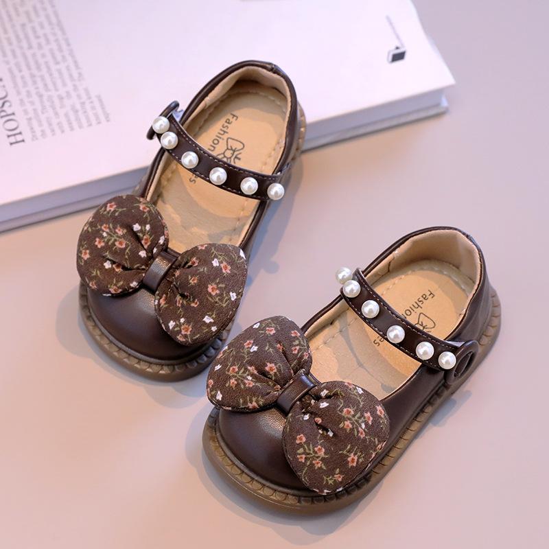 Children's leather shoes2026Spring and summer new Korean-style girls' princess shoes, soft-soled non-slip leather shoes for young children