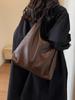 Women's Versatile Large-Capacity Soft Leather Shoulder and Crossbody Tote Bag