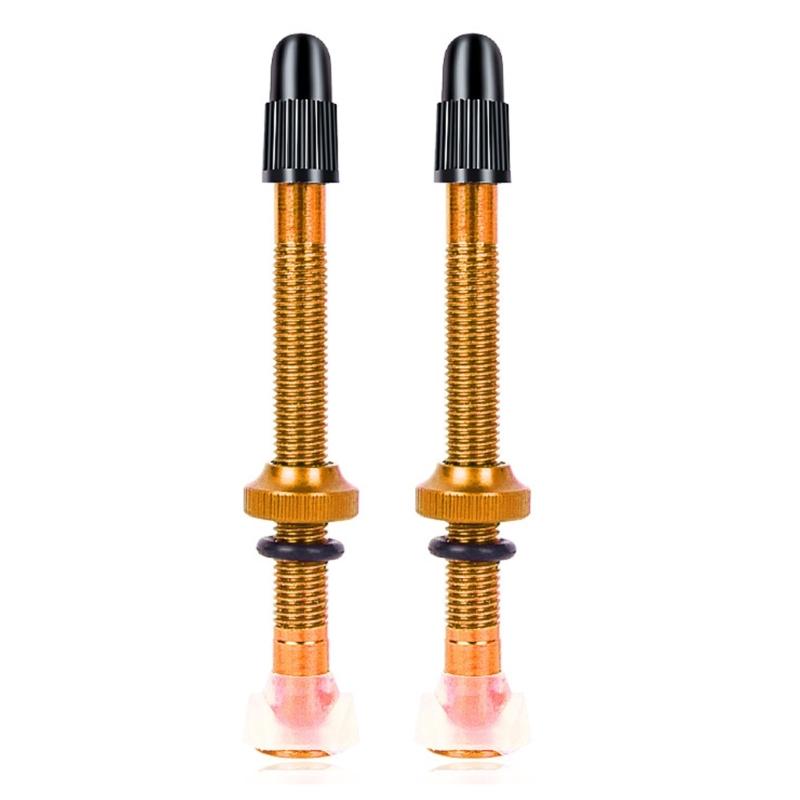 Leak Proof Vacuum Tire Valves for Bikes Durability Pressure Resistance In All Terrains Enthusiasts And Professional 2pcs
