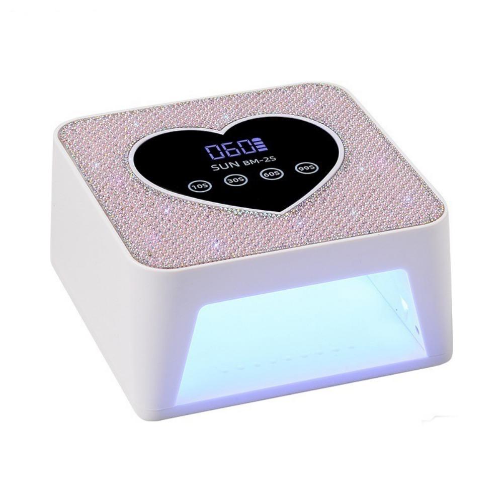 Auto Sensor Nail Dryer Lamp Fast Curing Nail Curing Lamp Nails Art Tools UV Nail Lamp Home Use розовый