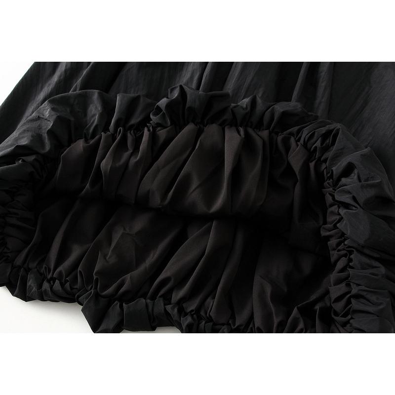 New High Waist Slimming Bud Lantern Dress Skirt Midi Skirt