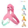 Dog Harness Set Step-In No-Pull Easy Escape Proof Vest with Dual Leash Clips & Reflective Stitching for Puppies Small Dogs