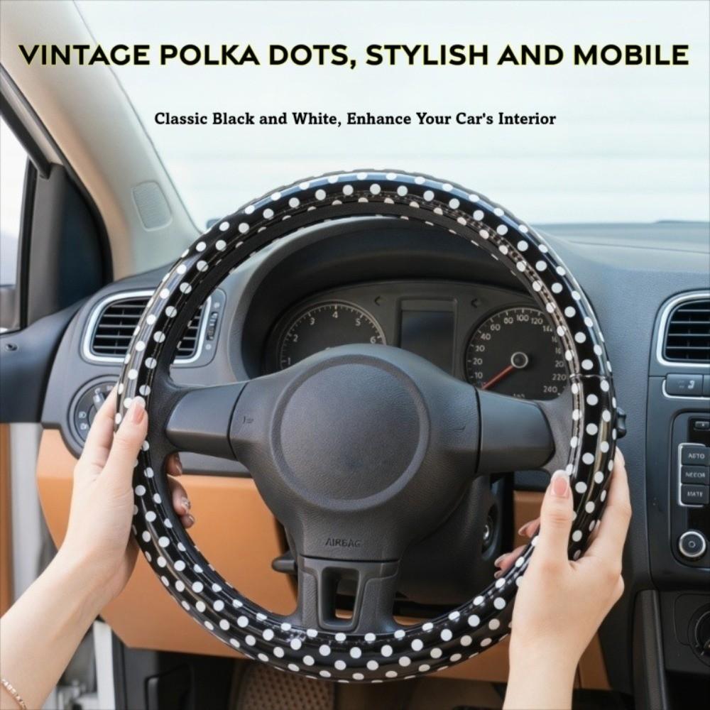 PVC-Leder Auto Lenkrad Dekoration Automobil Zubehör Auto Innenraum Dekoration