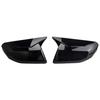 For Chevrolet Colorado ~2024 ABS Gloss Black Side Door Mirror Cover Trim Cap