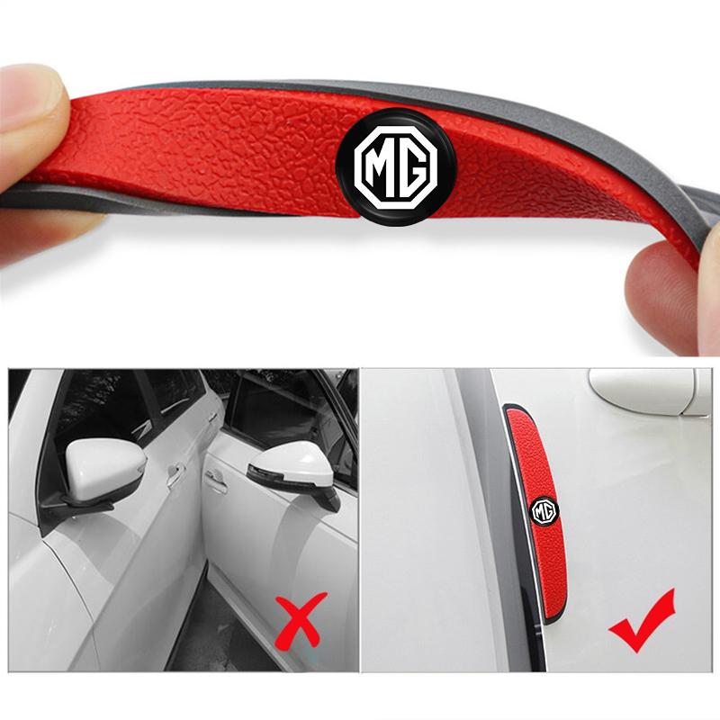 4Pcs Rubber Anti Collision Strip Car Door Rearview Mirror Protector Stickers For Morris Garages MG ZS MG5 GS HS GT ZST MG3 MG6