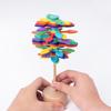 Q0Kb Colorful Wand Stress Relief Toy Rotating Lollipop Creatively Art Decoration Office Decompression Boy Girls