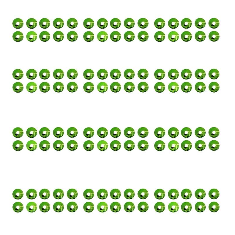 Pack of 100/120 Hydroponics Plant Labels Round Plant Growth Stickers for Seedling Self-Adhesive Hydroponics Plant Dropshipping