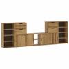 VidaXL Meubles TV 5 pcs avec rangement ODDA bois de pin massif, meuble TV, banc TV, meuble hifi, support TV, buffet TV, 3365368