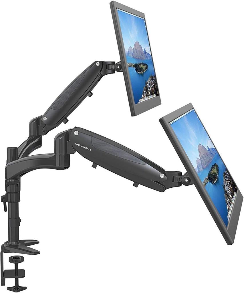 SHOPPINGALL can place your monitor wherever you to see your monitor than other Monitor arm Dual 2 screen Display arm Gas spring inch compatible Load