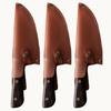 Hand Forged Chef Knife Stainless Steel Kitchen Boning Knives Butcher Knife Meat Vegetable Cutting Knife With Leather Sheath