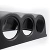 Supporto per Pod Triplo Universale 52mm 2" a 3 Fori per Cruscotto Auto, Portastrumenti, Tazza Strumenti, Plastica ABS Nera, Accessori Auto