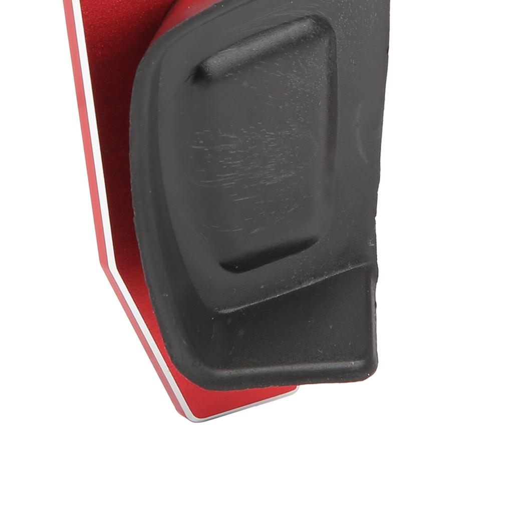2pcs Car Ste ing Wheel   Paddles Aluminum Alloy AntiSlip Int ior Decoration Accessories(Red )