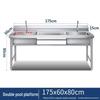 Commercial Stainless Steel Kitchen Sink with Stand and Platform