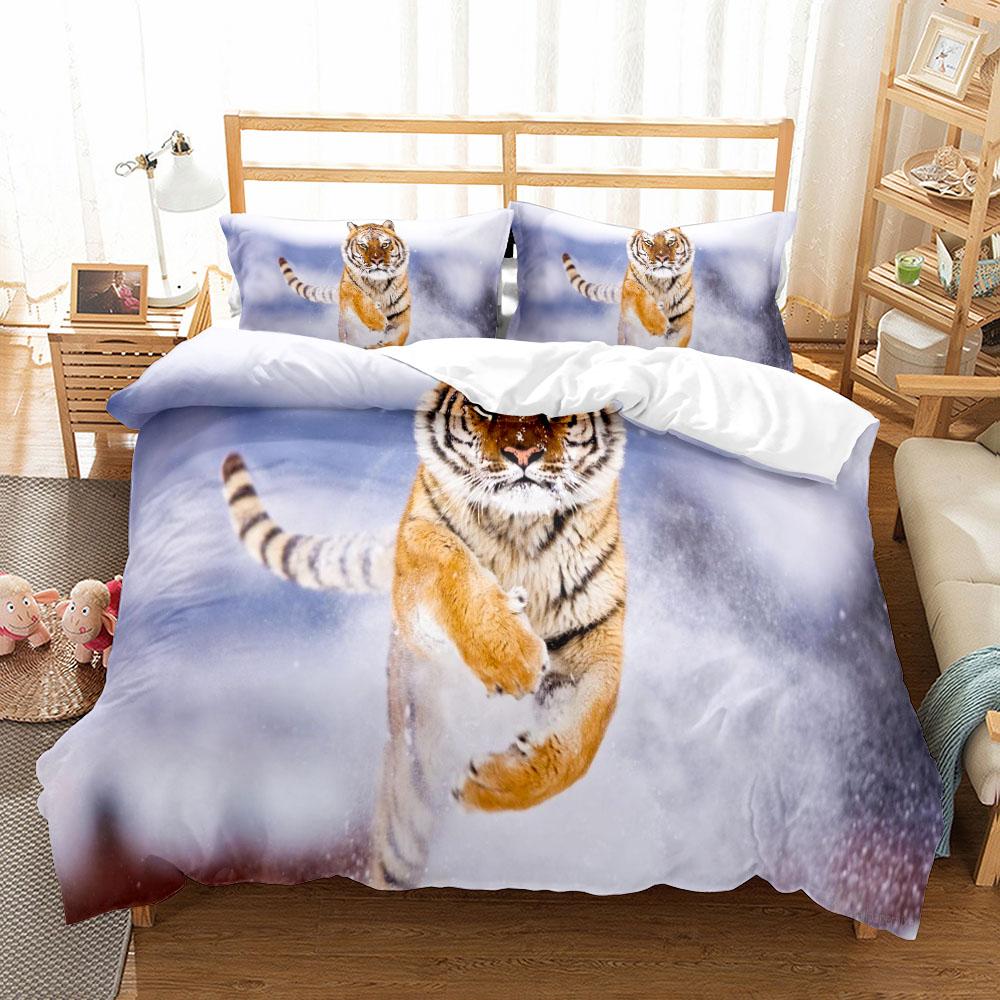 Welttiertag Gedenken Bettbezug Set UK Einzel Doppel Queen US Twin Full King Größe Bettwäsche Set