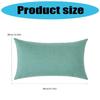 Weather Resistant Pillow for Patios Furniture Waterproof Lounge Chair Cushion with Insert  for Indoor and Outdoor Use