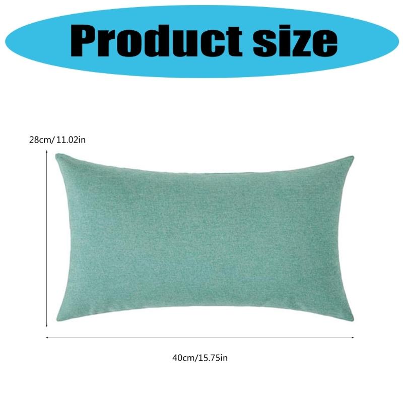 Weather Resistant Pillow for Patios Furniture Waterproof Lounge Chair Cushion with Insert  for Indoor and Outdoor Use