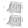 Large Size Infant Bath Blanket High Density Gauze Bath Towel 6-layer for Delicate Skin Quick Drying and Breathable