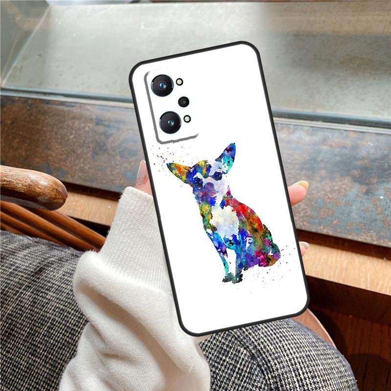 Chihuahua Face Floral Dog Case For Realme 15 Pro 11 12 13 14 Pro Plus C65 C67 C61 C53 C55 C51 C25 C63 C71 C75 GT6 GT7