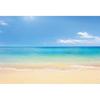 Background Photo with Beach Waves and Sunset, Summer Vacation, Ocean, Beach, Blue Sky, White Cloud, Sand, Photo Shoot