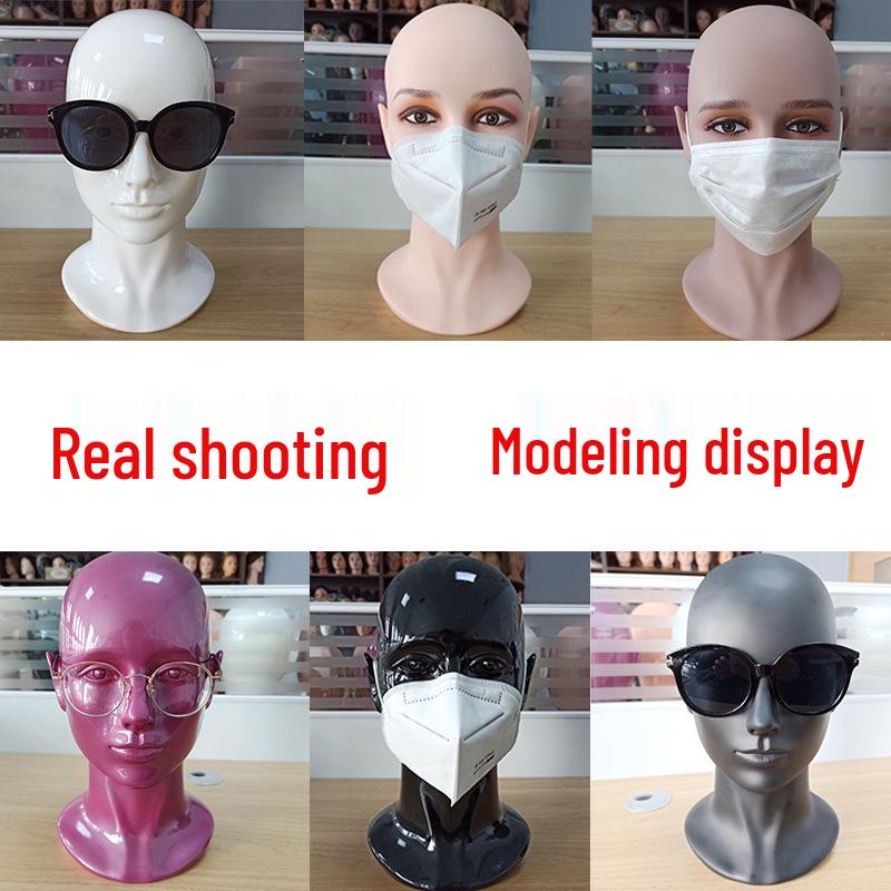 Female Mannequin Head for Wig, Makeup, and Hat Display