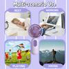 USB Mini Rechargeable Portable Fan with 3 Speeds, Handheld Fan for Gift Choice, Perfect For Office, Outdoor, Travel, Camping