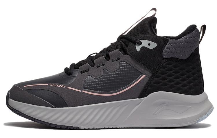 Li Ning Soft Zero WNTR Zero WNTR На флисовой подкладке Амортизация Отскок Средняя высота Кроссовки для бега Женские Черные AGLR238-2 37