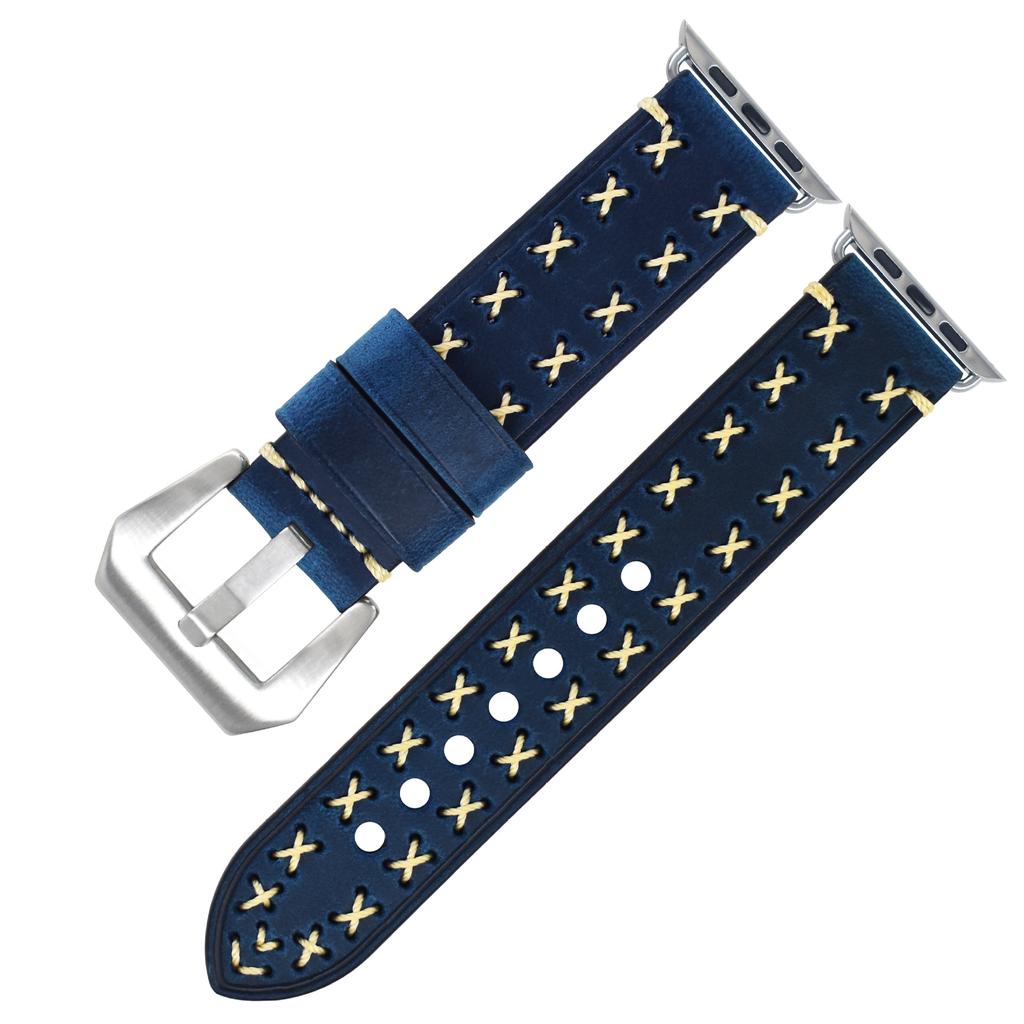 Suitable For Iwatch Strap Apple 8/7/6/5Se Leather Strap Apple Watch8 Bracelet Accessories Strap