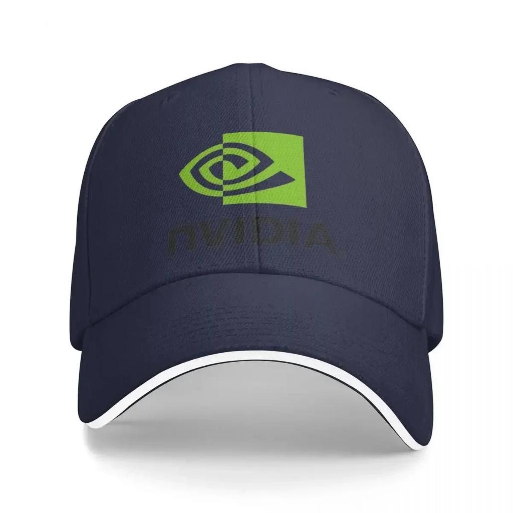 Nvidia Logo (2) Baseball Cap Female Male Print Trucker Hat Summer Fashion Outdoor Gym Wholesale Baseball Caps