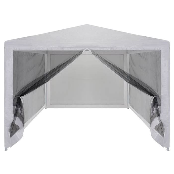 VidaXL Tente de réception avec 4 parois en maille 4 x 3 m