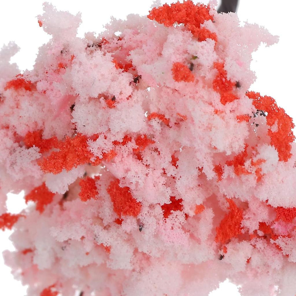 Yardwe Diorama Cherry Blossom Trees, 12 Pieces, for Dioramas, Miniatures, DIY Miniature Nature, Mini Trees, Sandbox Tables, Architectural Models,