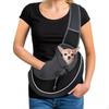 Сумка-переноска для собаки, що регулюється, Hands Free, для маленької кішки, чорна