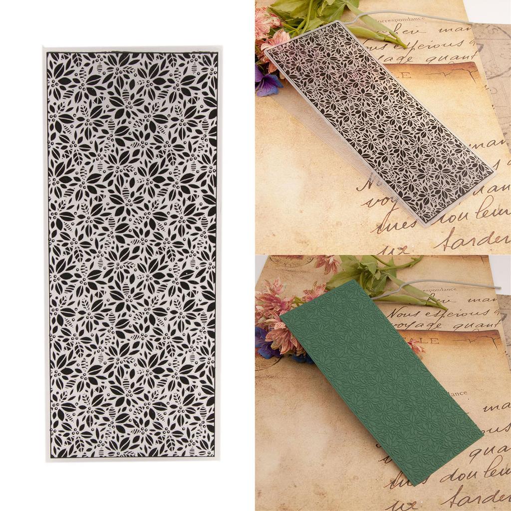 Abstract Flower Embossing Folder Embossing Stencil Plastic Embossing Templates for Christmas Card Making Scrapbooking