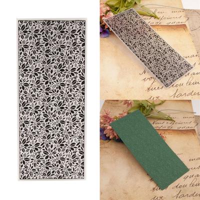 Embossing Folder Abstract Flower Embossing Stencil Paper Craft DIY Scrapbooking Templates for Christmas Card Making