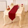 1PCS 180×34cm, DIY Table Mat Jacquard Decoration Cloth Tea Flag Christmas Table Flag High Quality New Year