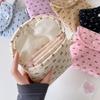 Cosmetic Organizer Bag Warm Corduroy Makeup Bag Women Cosmetic Case Versatile Bow Sanitary Napkin Pouch For Daily Use School
