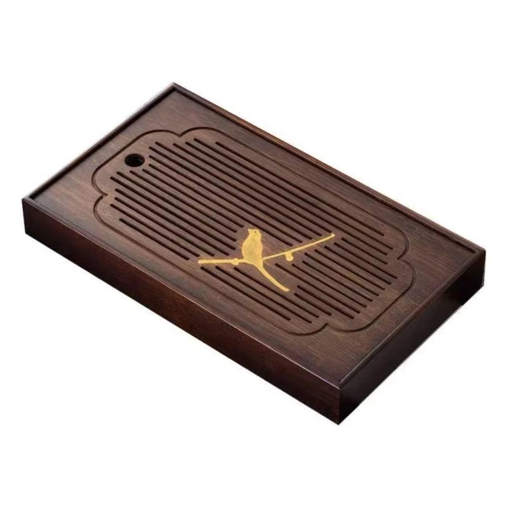 Natural Bamboo Tea Drainage Board Simple Bamboo Tea Tray Chinese Tea Tray Tea Enthusiast