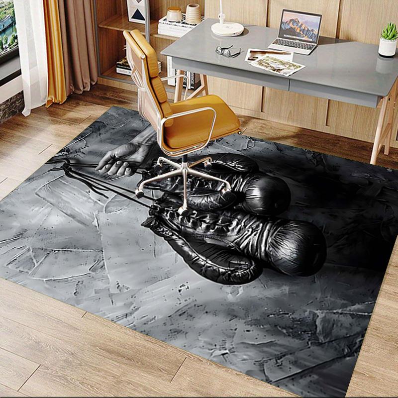 1PC boxing gloves Extra Large Non-Slip Floor carpet, Office, family, bedroom, Studio - Large Area RugJ0377