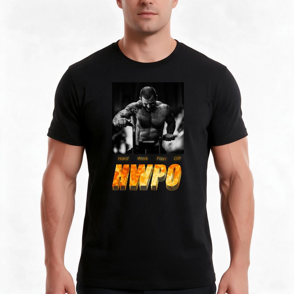 Mat Fraser Hwpo Tshirt Summer Casual Cotton Tee Oversized Streetwear Tops Vintage Graphic Print Loose Fit Short Sleeve