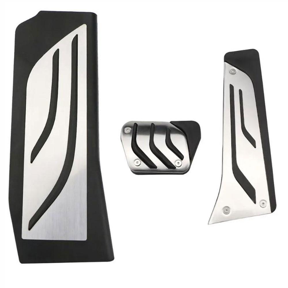 For BMW 5 Series G30 G31 2017 2018 2019 2020 2021 LHD Pedals Gas Brake Foot Rest Pedal Pad Cover Stainless Steel Accessories
