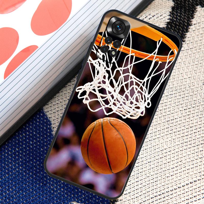 Basketball Basket Sport Case For Xiaomi Redmi Note 12 11 10 9 8 Pro Note 8T 9S 10S 11S Redmi 10 10C 12C 9C Cover