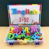 Colorful Magnetic EVA Letters & Numbers: Educational Whiteboard Stickers for Kids.
