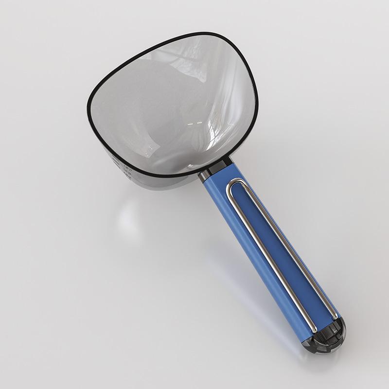 Бытовой многофункциональный пищевой половник для риса, половник для муки, мерный стакан, лопатка с зажимом для герметизации