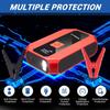 20000mAh Tragbarer Auto-Notfallstarter Luftpumpe Multifunktional 4-in-1 Luftkompressor Powerbank Autobatteriestarter Auto starten Reifenfüller