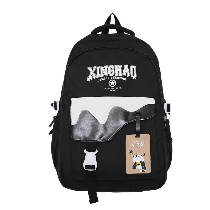 

New fashionable schoolbag large capacity backpack casual cute large capacity lightweight student backpack