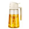 Leak-Proof Glass Dispenser: 2-in-1 Oil & Vinegar Spray Bottle, Soy Sauce & Seasoning Container